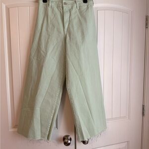 Universal Thread Light Green Flare Jeans